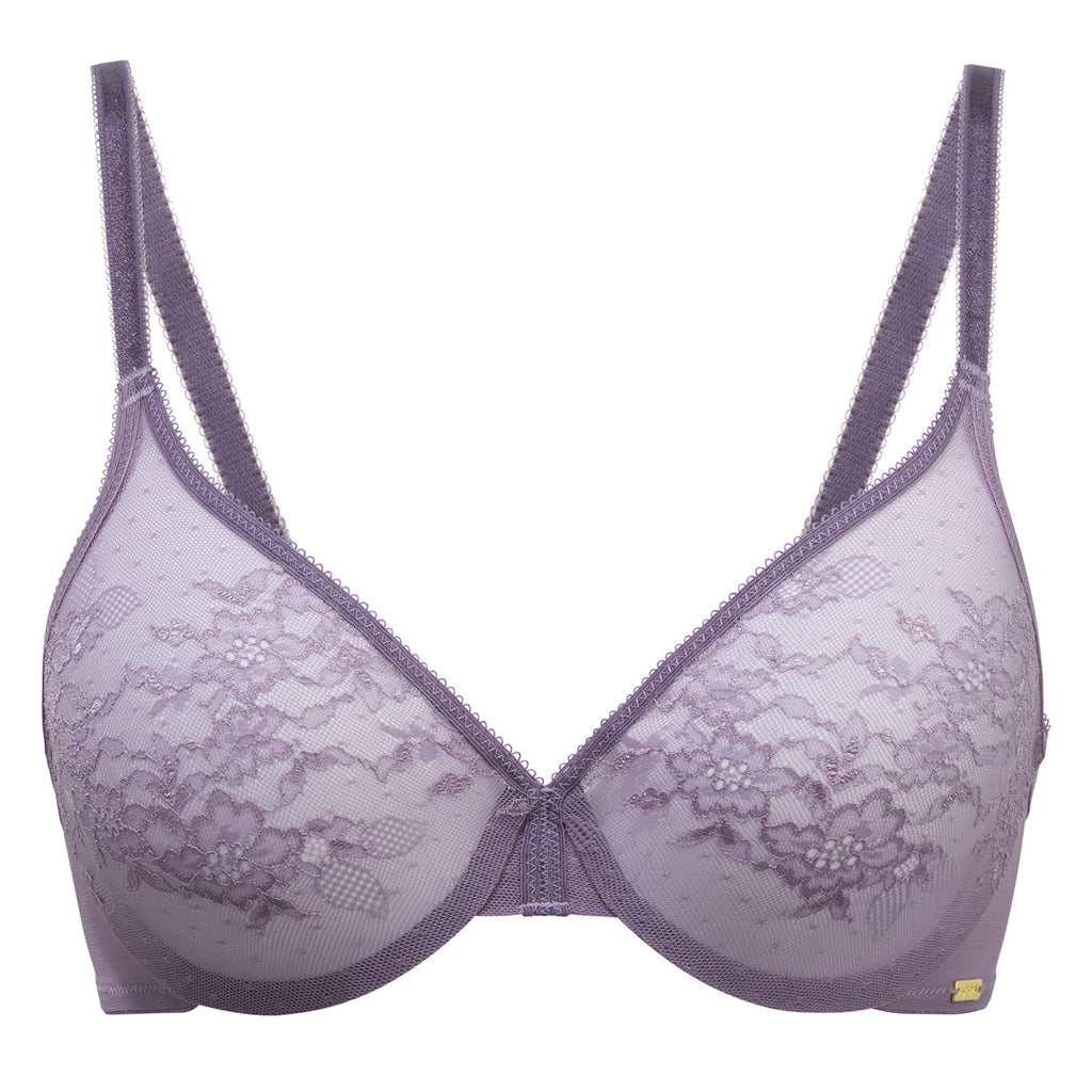 Gossard Glossies Lace Heron Sheer Molded Bra