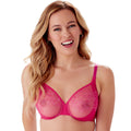 Gossard Glossies Lace Hot Pink Sheer Molded Bra