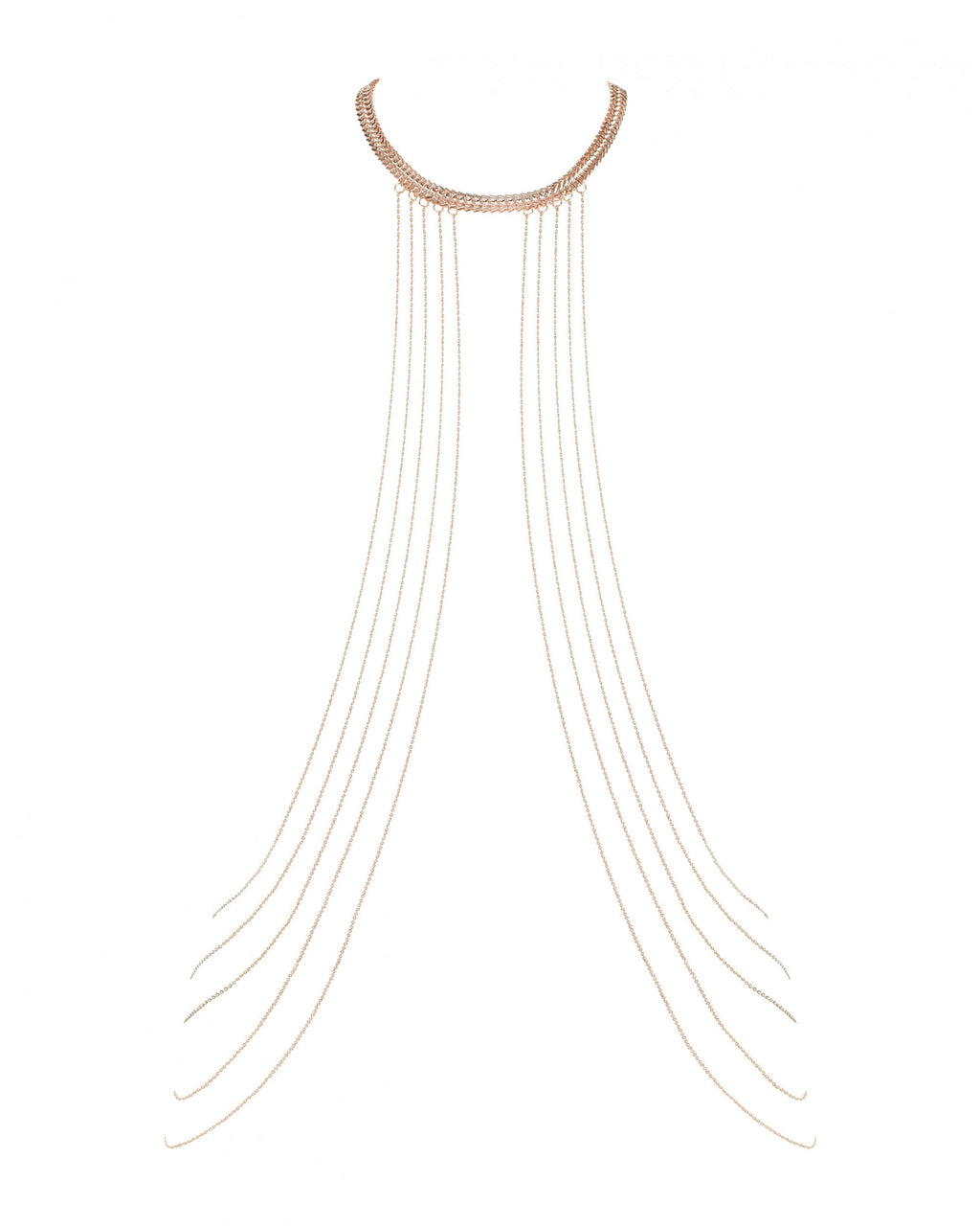 Obsessive Bijou Gold Draped Body Chain