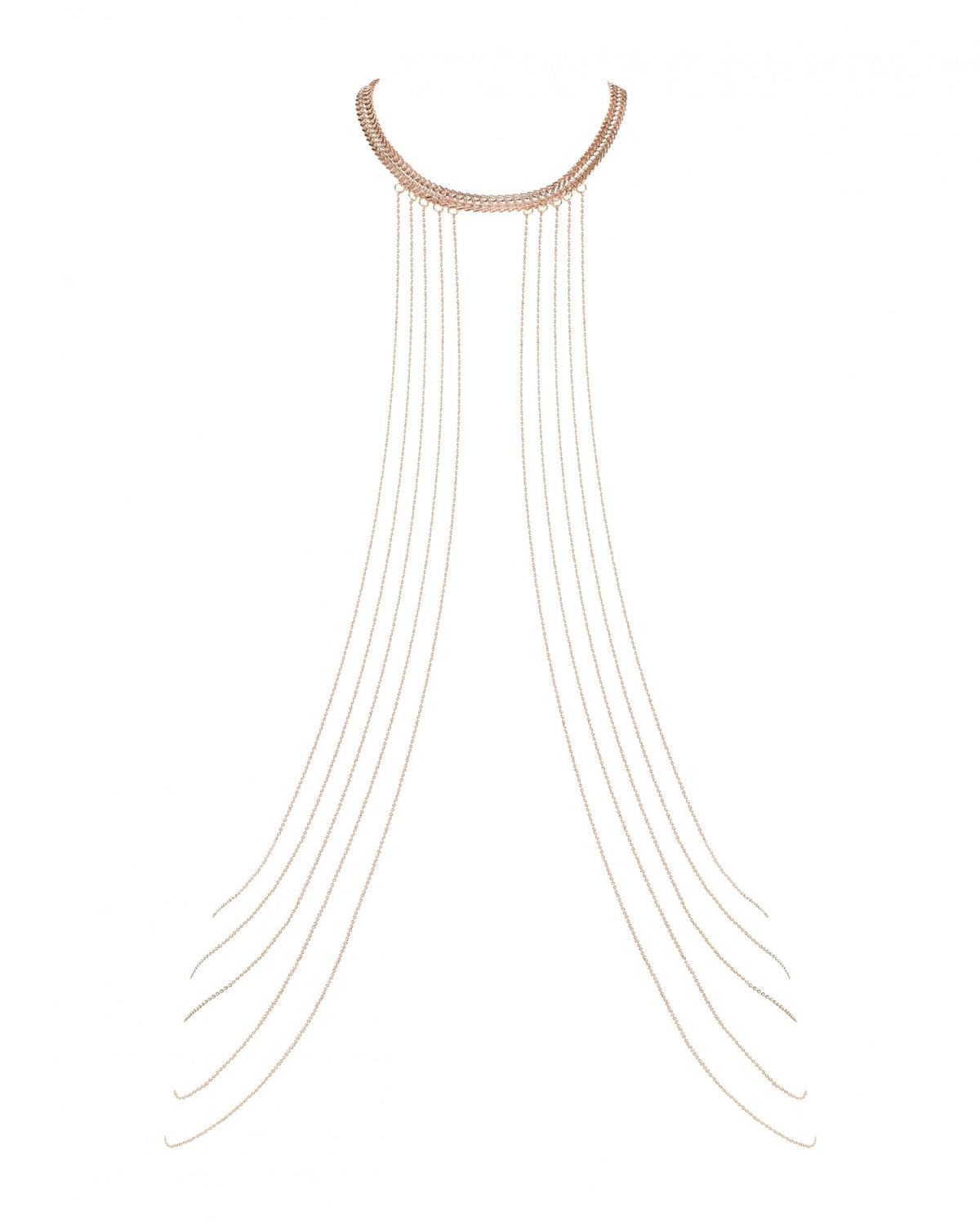 Obsessive Bijou Gold Draped Body Chain