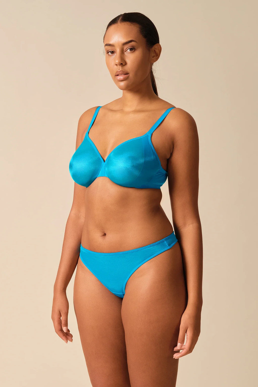 Gossard Glossies Atomic Blue Sheer Bra