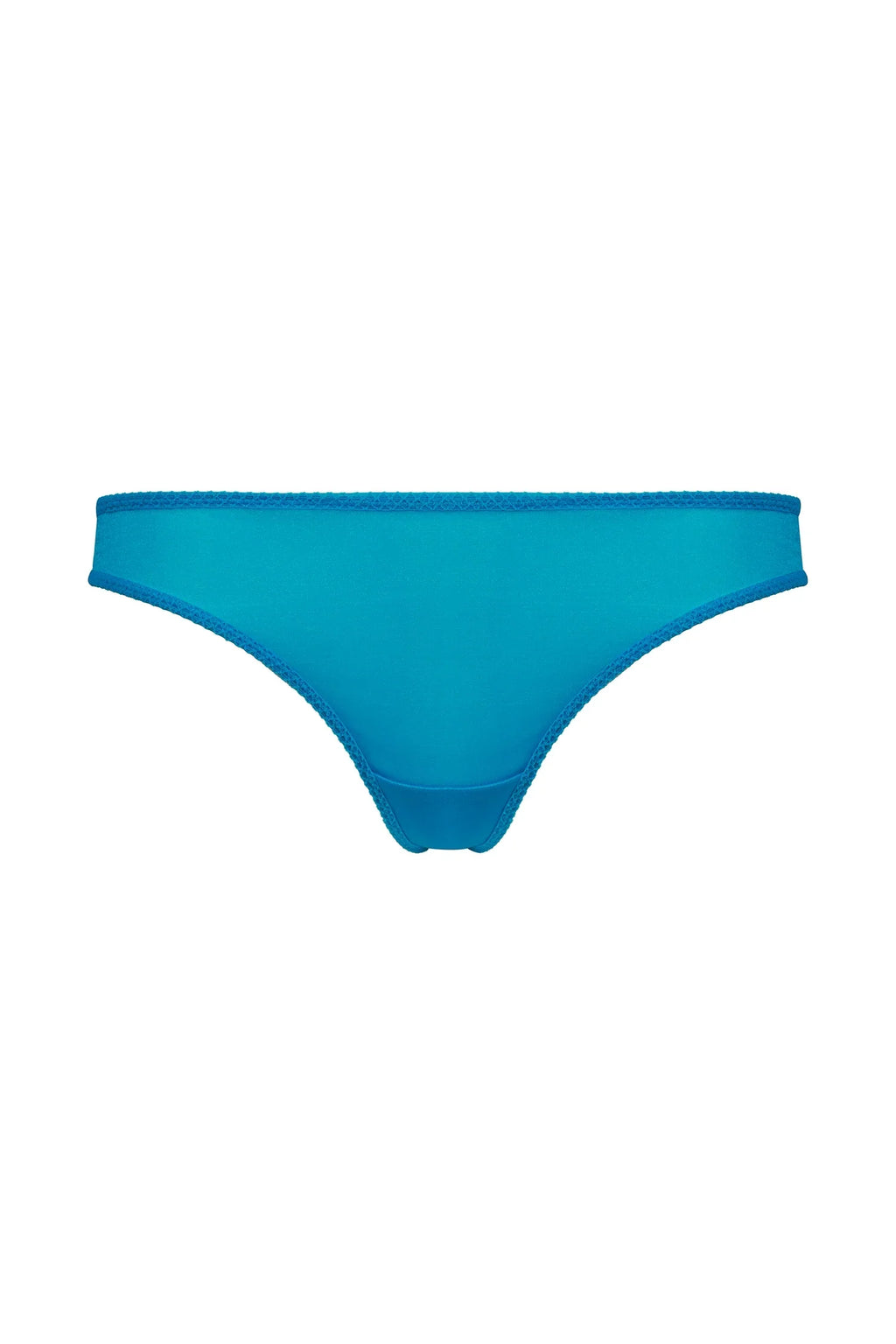 Gossard Glossies Atomic Blue Sheer Thong