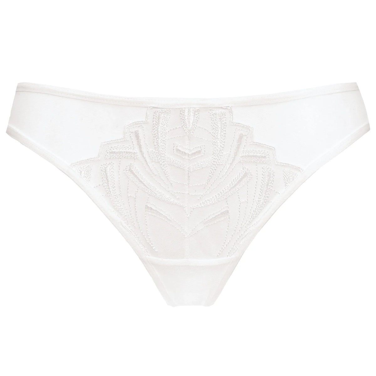 Gorteks Angel Sheer Mesh Embroidery Thong Panty