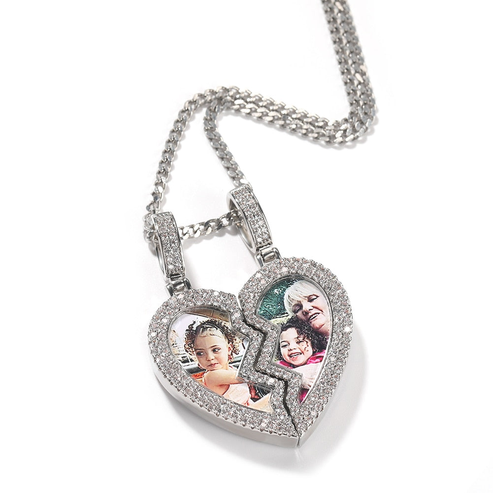 Broken Heart Photo 2 Pictures Pendant