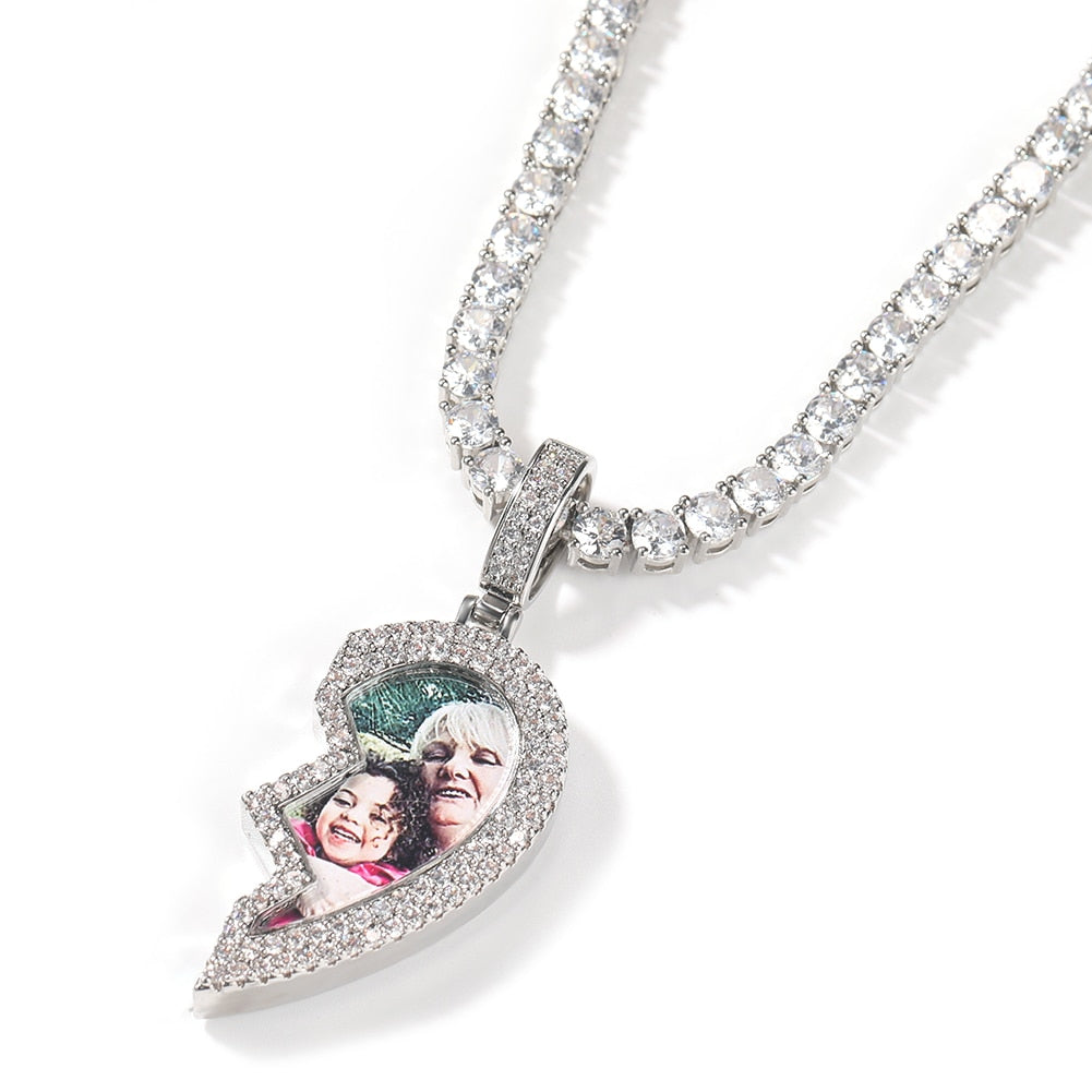 Broken Heart Photo 2 Pictures Pendant