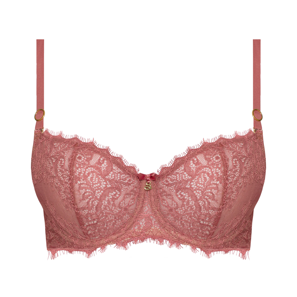 Samanta Naomi Rose Lace Balconette Bra