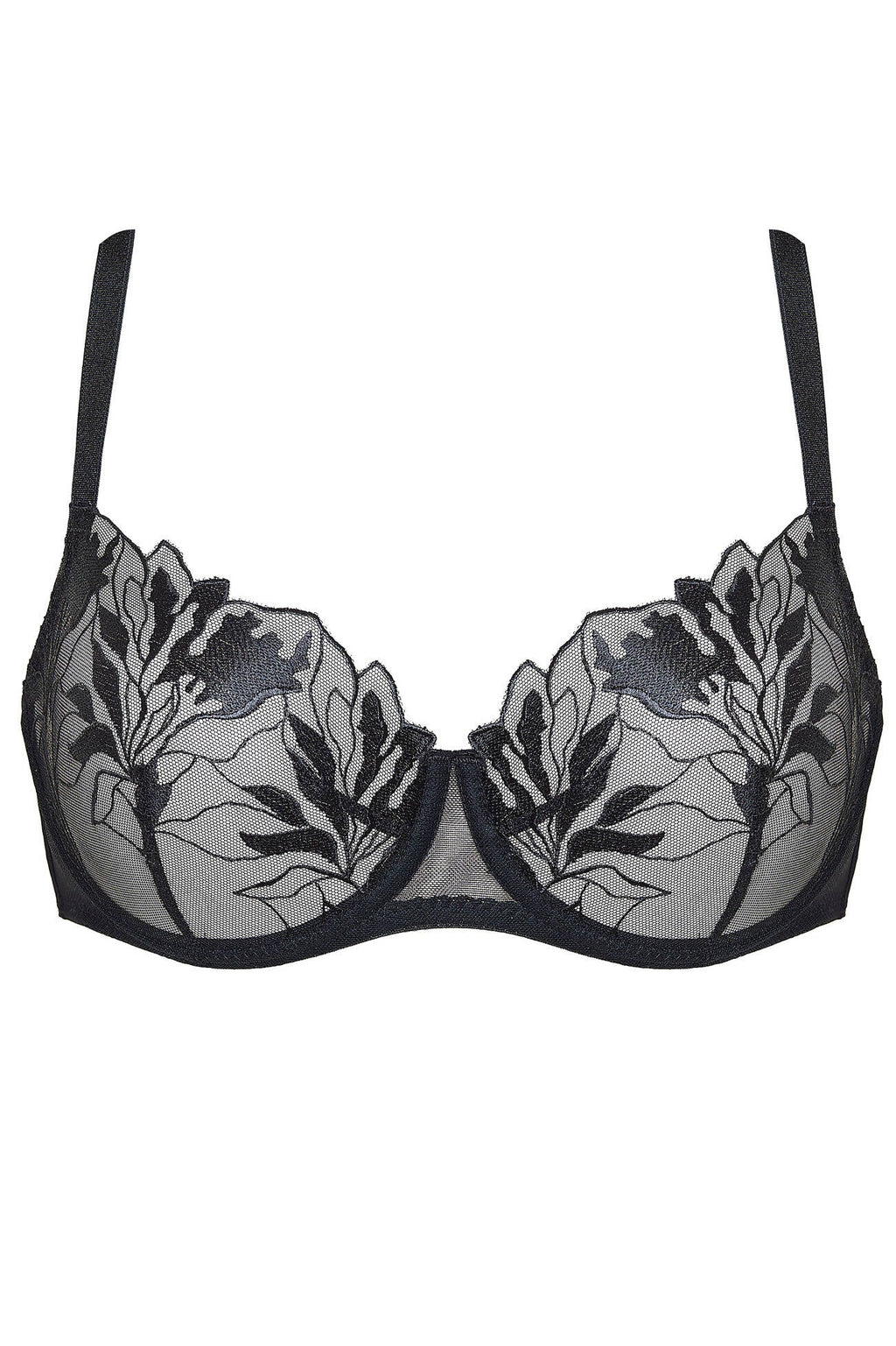 Gorteks Coco Black Transparent Demi Bra