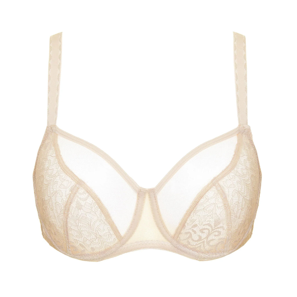 Gorteks Gabi Beige Sheer Lace Underwire Bra