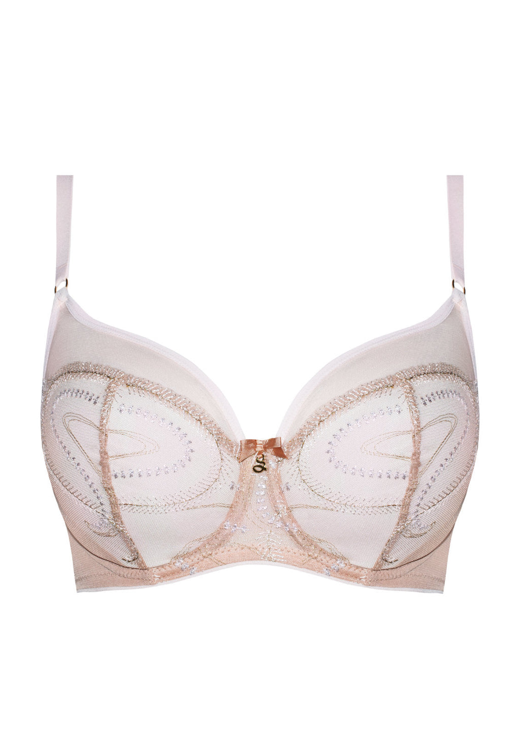 Samanta Indiana Cappuccino Sheer Balconette Bra