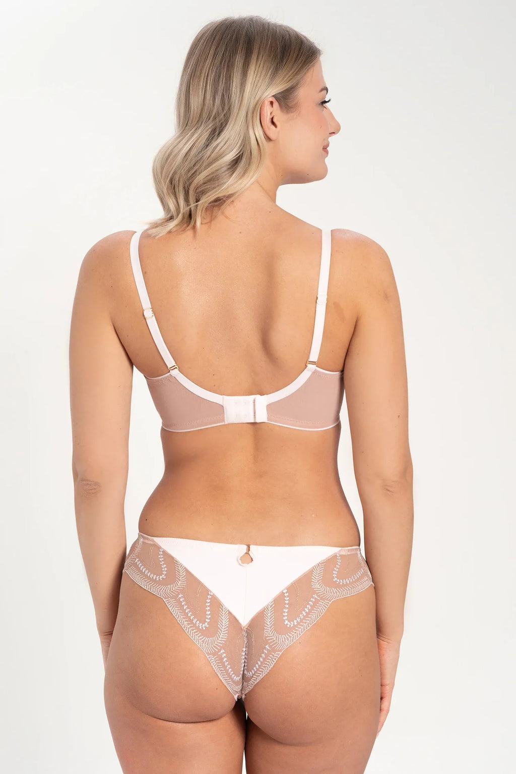 Samanta Indiana Cappuccino Sheer Balconette Bra