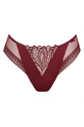 Lisca Adventure Garnet Red Embroidery Brief Panty