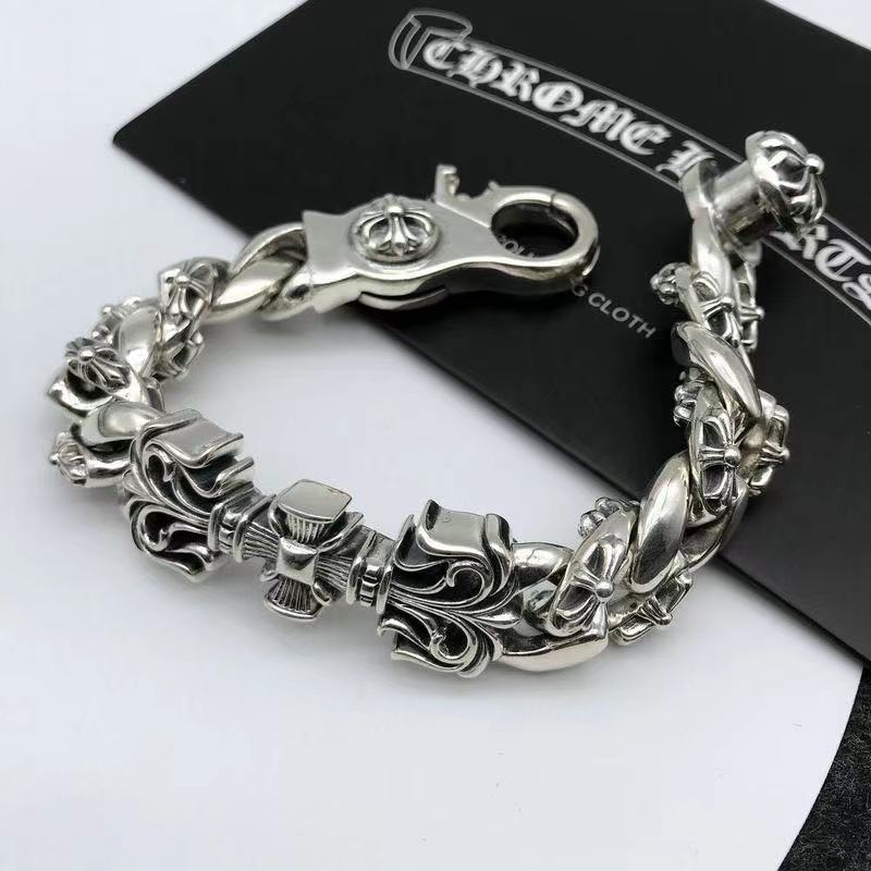 Retro domineering bracelet hip-hop personality men's cross bracelet