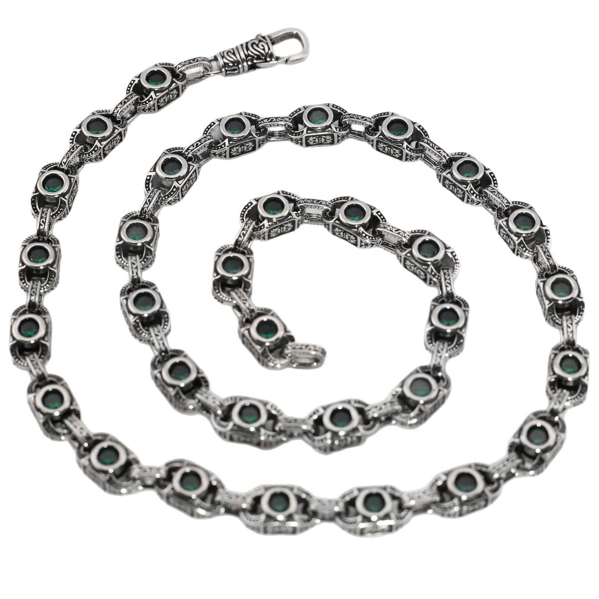 Aragogaceous pattern sapphire necklace for couples