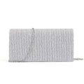 Horizontal rectangular crossbody bags evening clutch bags