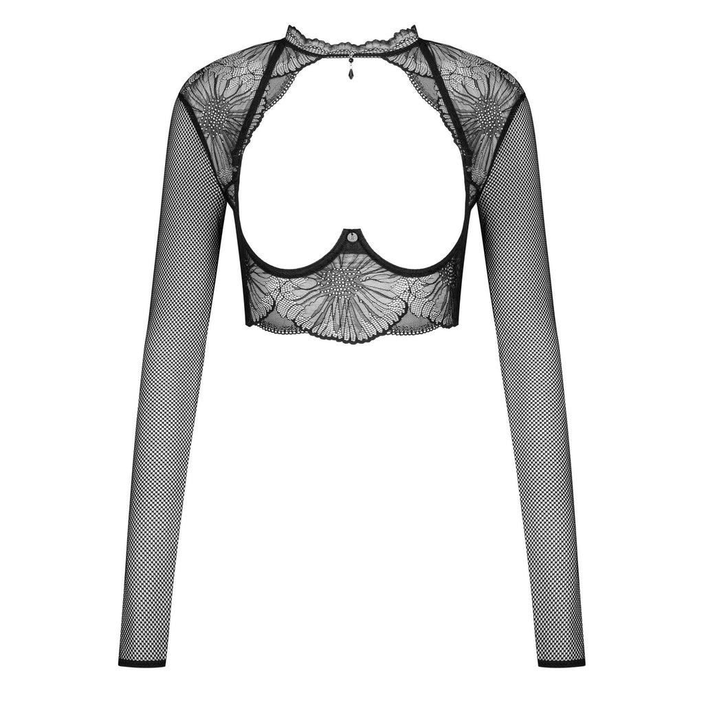 Obsessive Mibelia Fishnet Open Cup Top