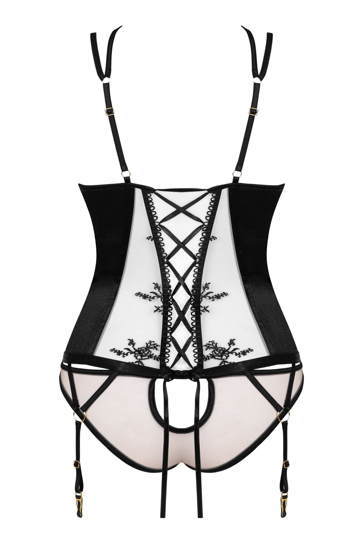 Beauty Night Gianna Sheer Mesh Corset