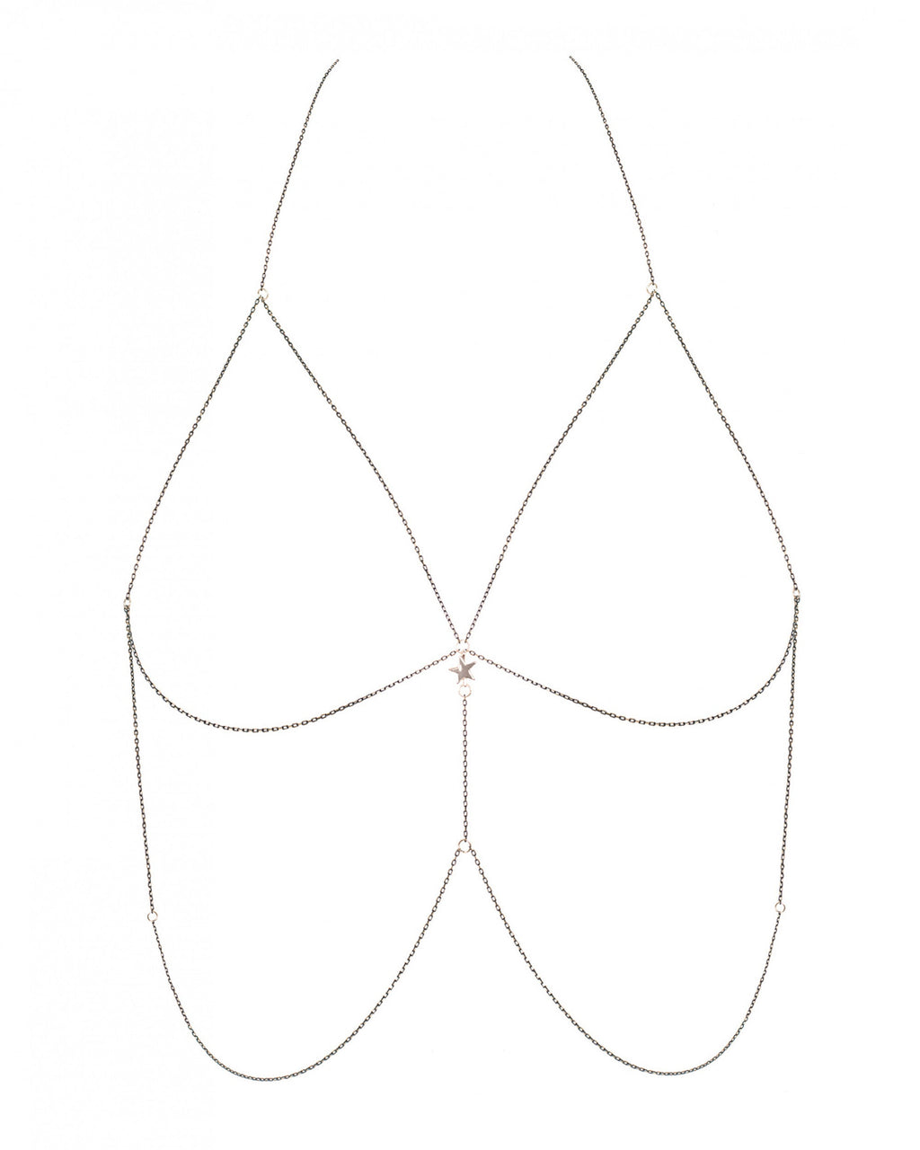 Obsessive Bijou Gold Bikini Body Chain