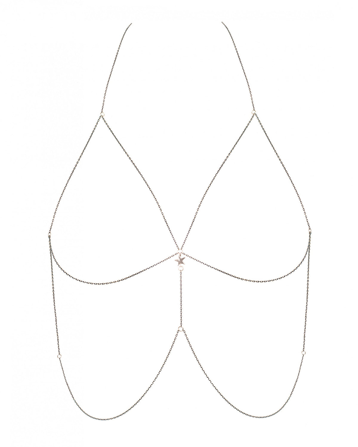 Obsessive Bijou Gold Bikini Body Chain