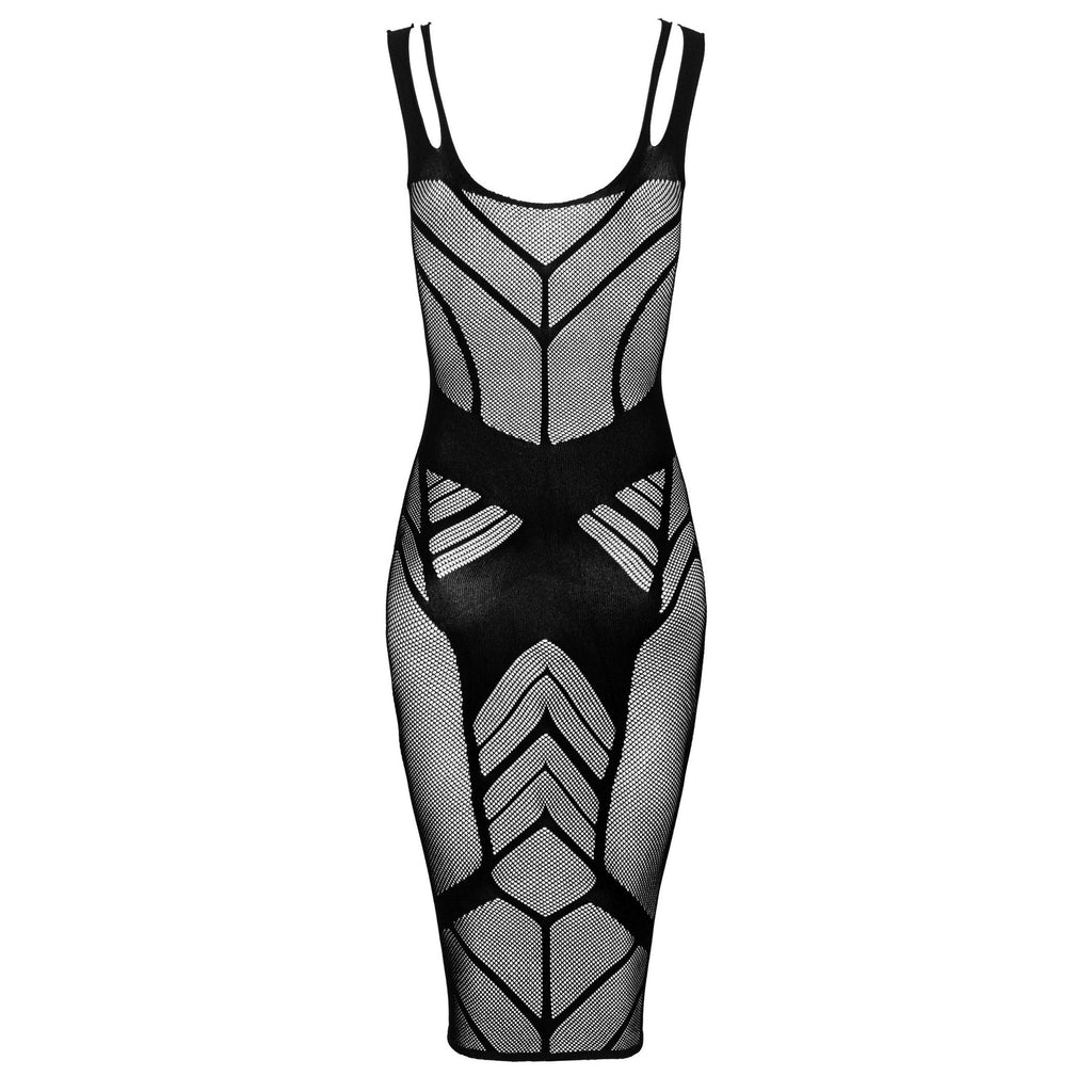Obsessive Flirtatious Curves Black Dress