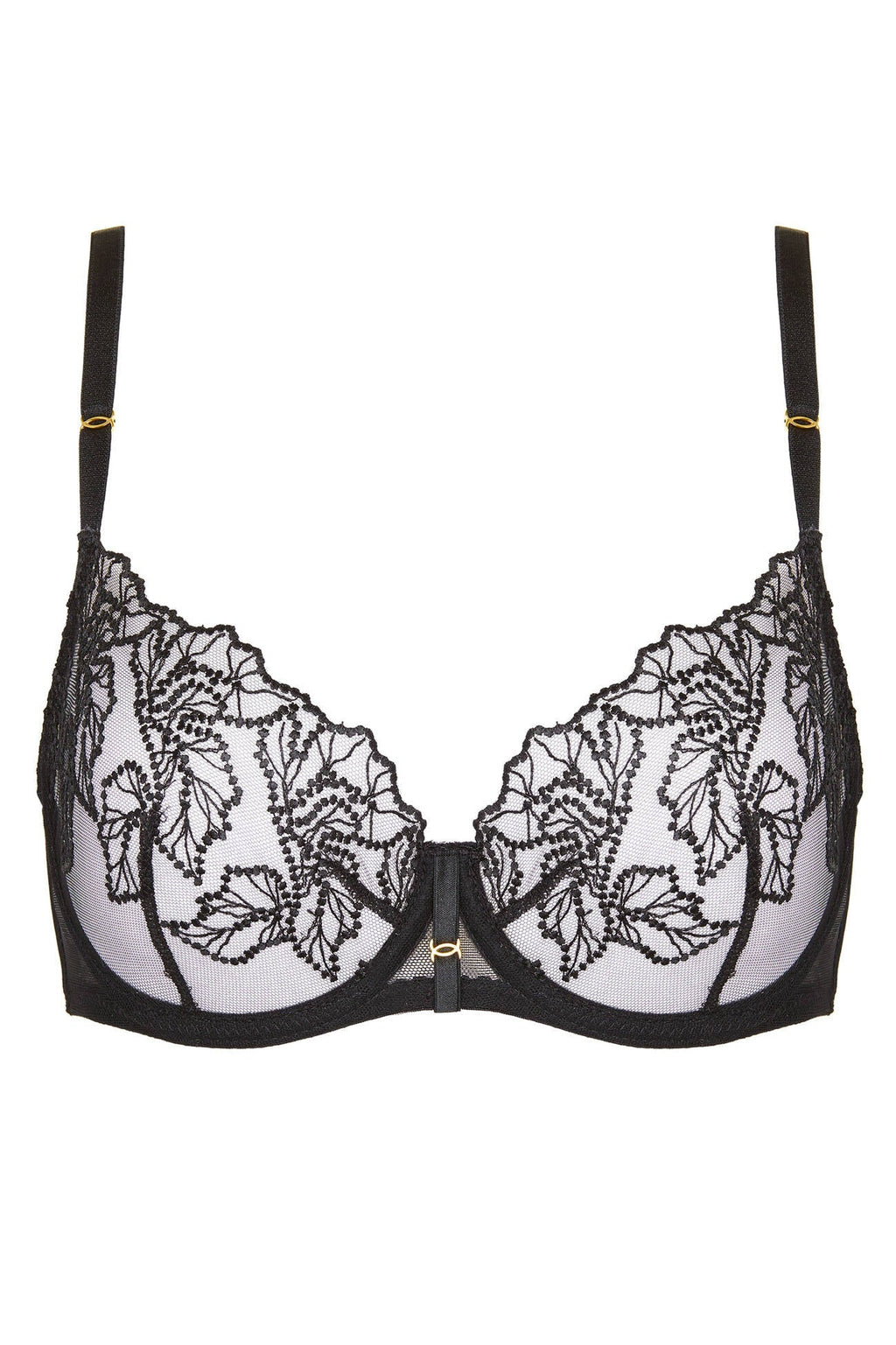 Gorteks Madame Sheer Mesh Demi Cup Bra