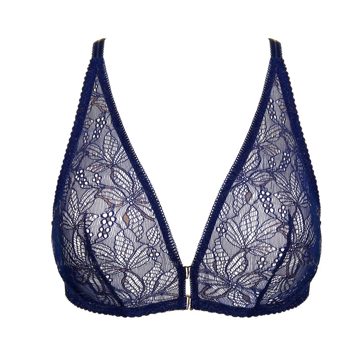 Gorteks Tango Sheer Lace Front Clasp Bralette