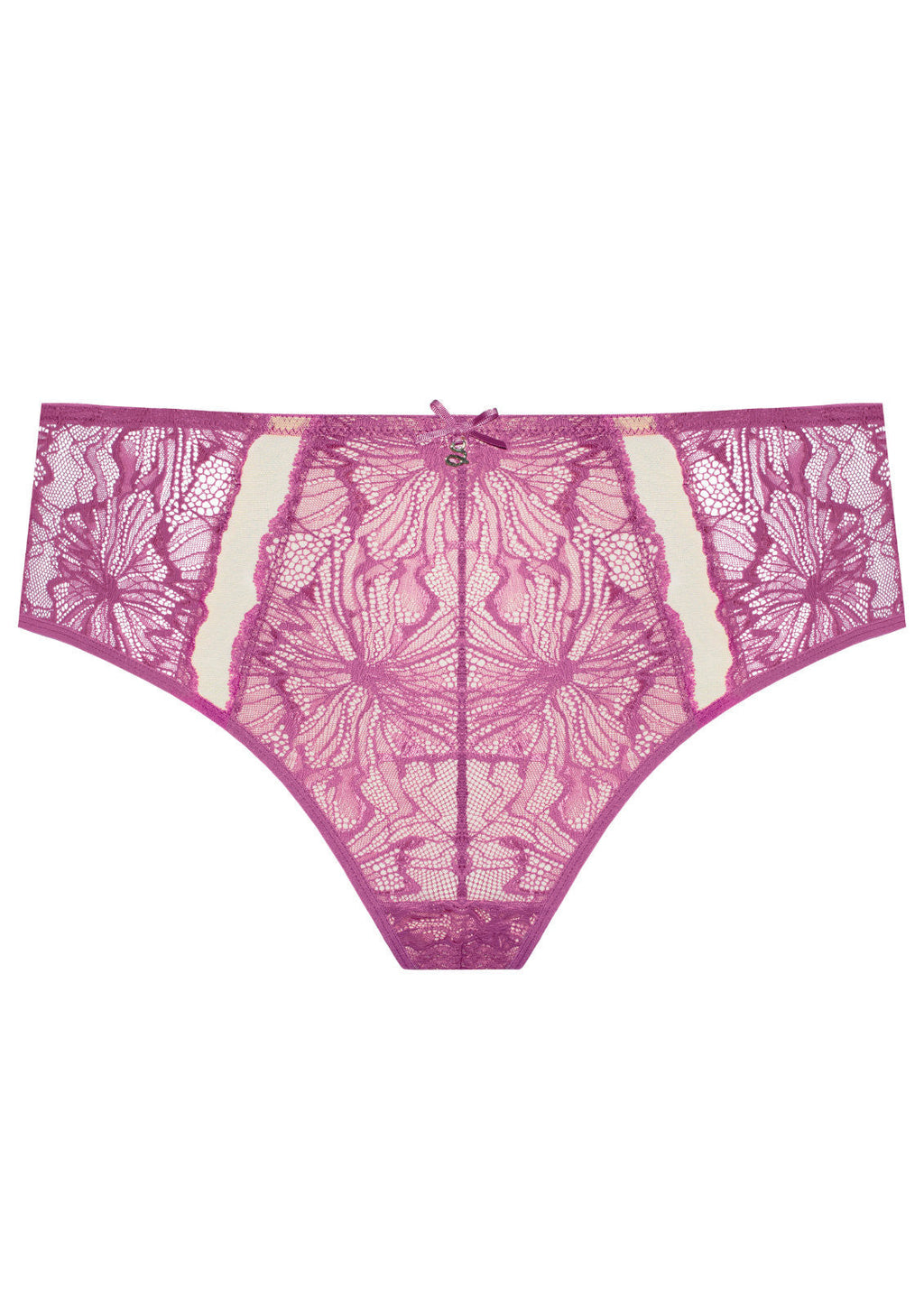 Samanta Mila Raspberry Lace Tanga Panty