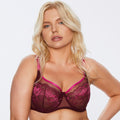 Kinga Love Promise Sheer Mesh Full Figure Lace Bra